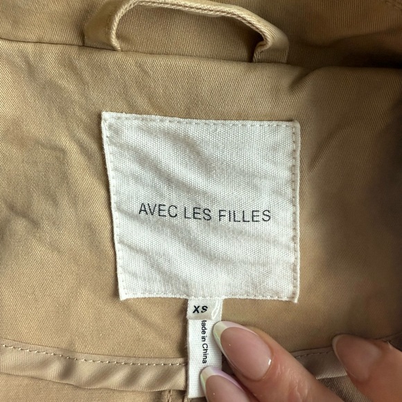 SOLD | Avec Les Filles Relaxed Trench - Picture 4 of 5
